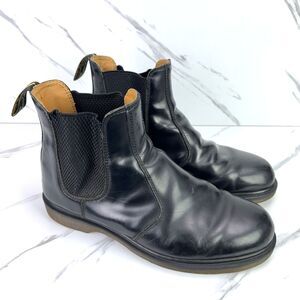 Dr Martens Chelsea Boots Womens US 10 Mens 11 Black Leather Ankle Boots 2976